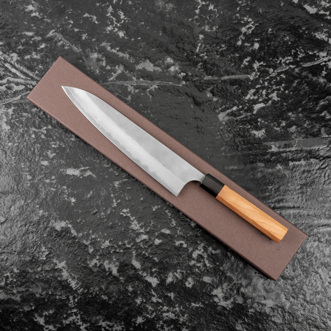 Gyuto 24 cm Yoshimi Kato Nashiji Ginsan/SS