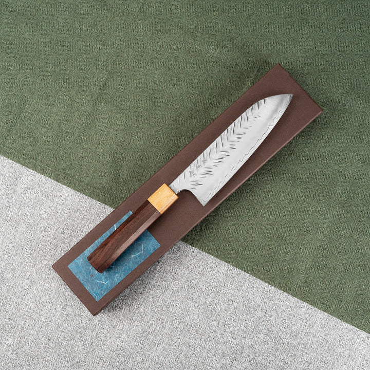 Santoku 17 cm Yoshimi Kato V-Tsuchi SGSTRIX