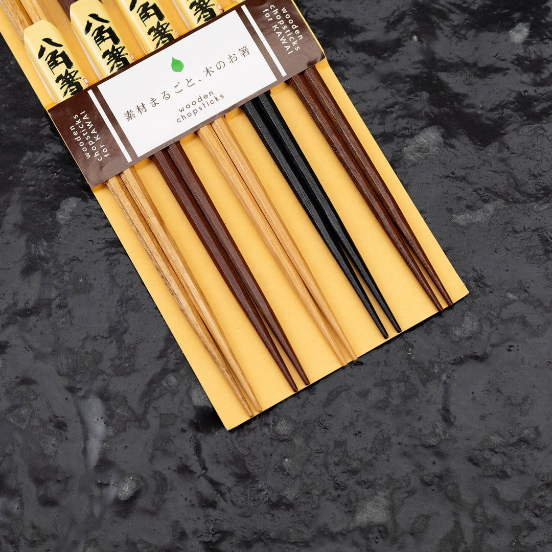 Set of 5 Kawai Sushi Chopsticks - Octagon 5P