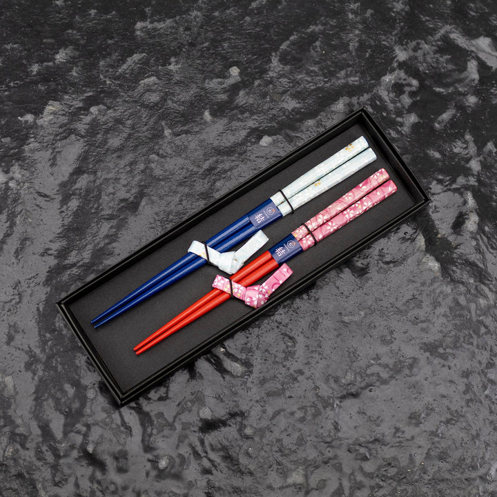 Kawai Japanese Sushi Chopsticks Set - Hanamai Washi