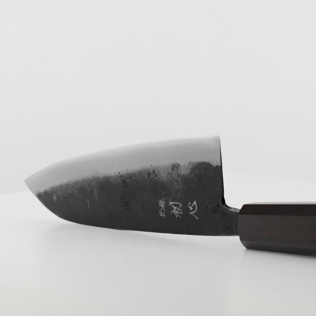 Santoku 16,5 cm Hatsukokoro Kurogane Aogami#2/Iron