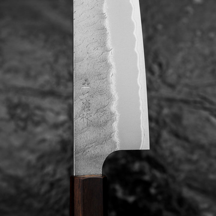 Santoku 16,5 cm Nigara Hamono Aogami Super/SS