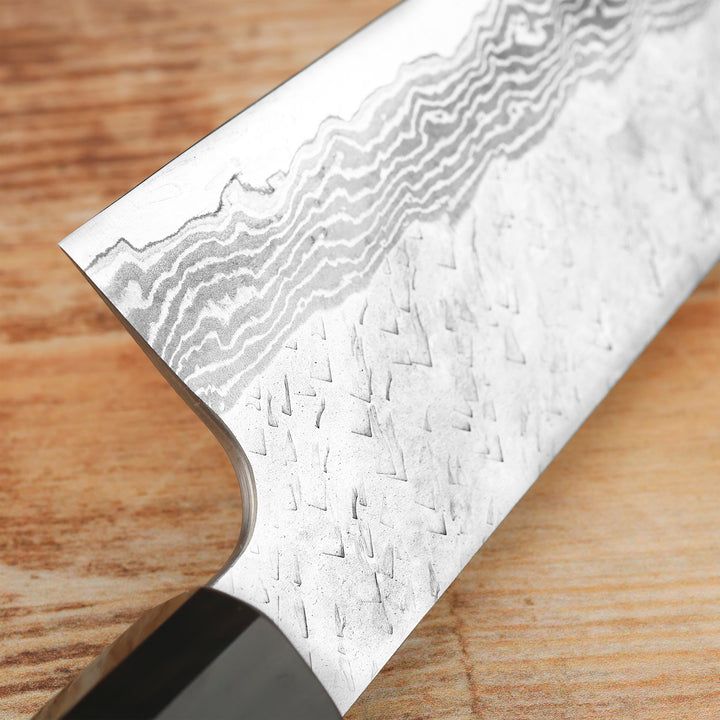 Santoku 16,5 cm Nigara Hamono Damascus  VG-10