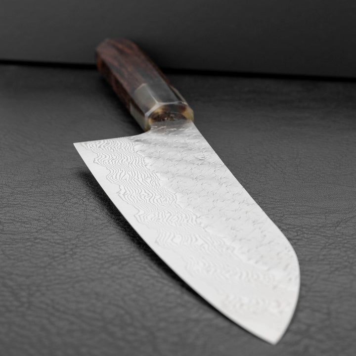 Santoku 16,5 cm Nigara Hamono SG STRIX Damascus