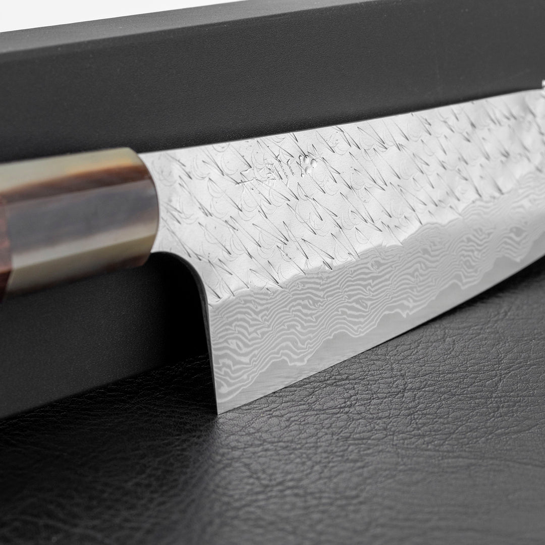 Santoku 16,5 cm Nigara Hamono SG STRIX Damascus