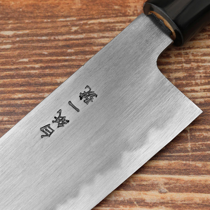 Santoku 16,5 cm Sakai Toshji Hagane Shirogami#2/Iron