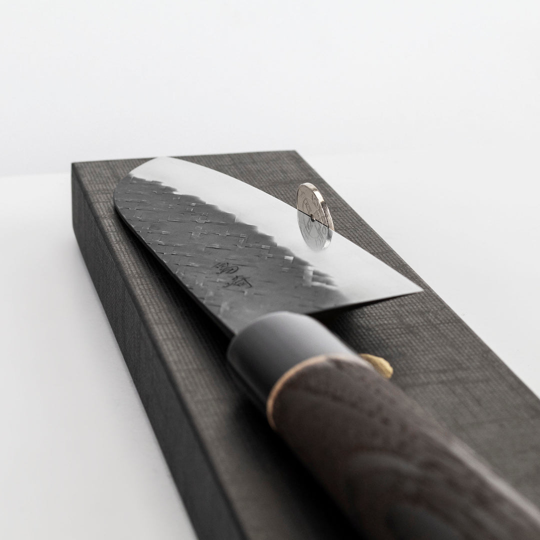 Santoku 16,5 cm Shimazaki Hamono Black SLD/SS