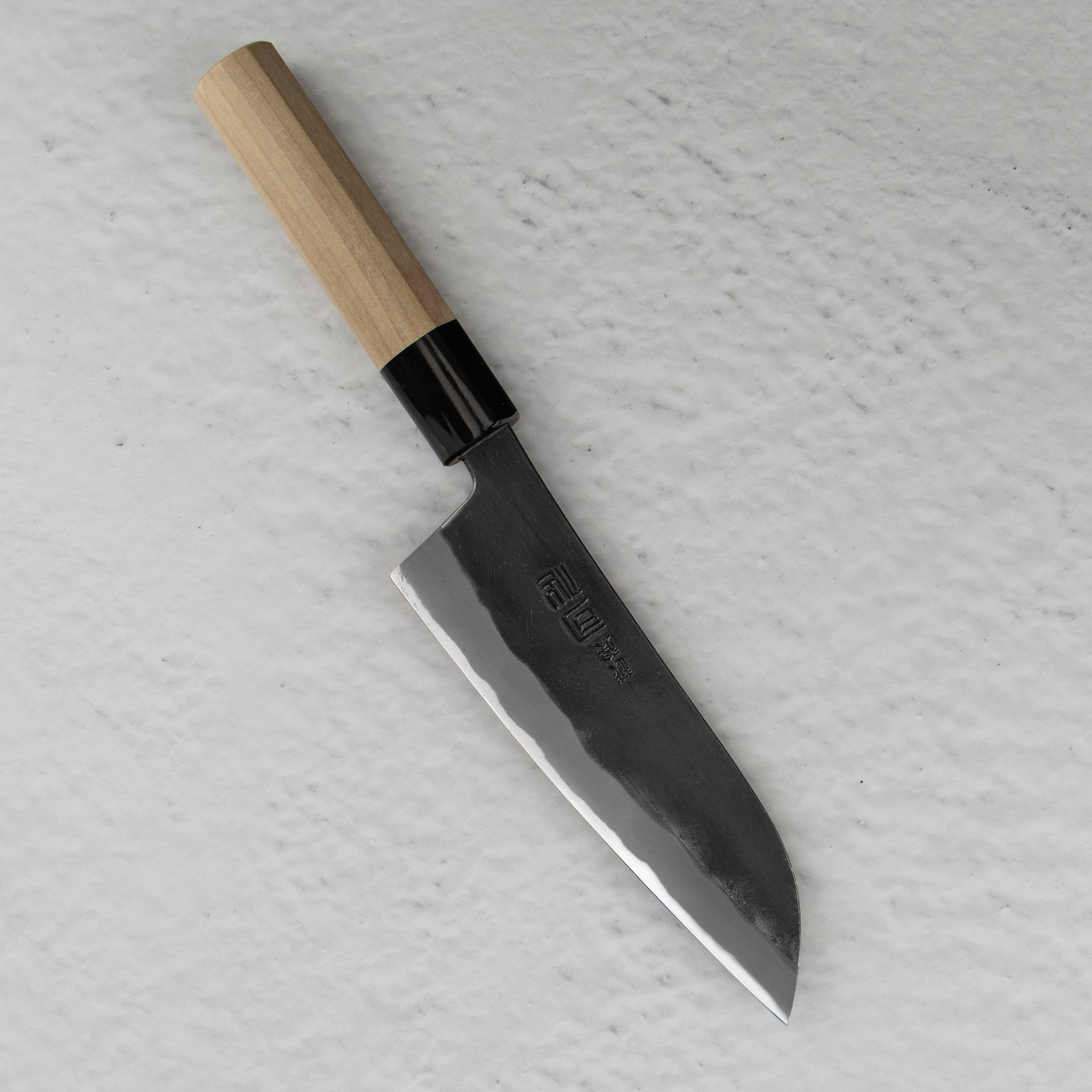 Santoku 16,5 cm Tsukasa Hinoura Shirogami#2 – Japan-knives.com