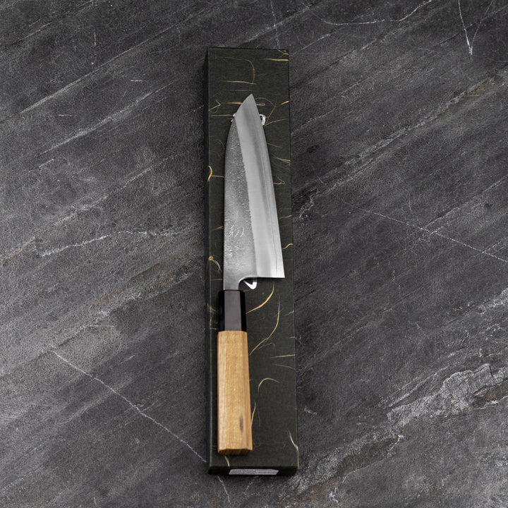 Santoku 16,5 cm Yoshikane Hamono Nashiji SKD11/SS