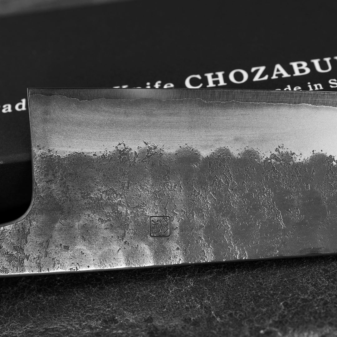 Santoku 17 cm Chozaburo Wakui Shirogami#2/SS