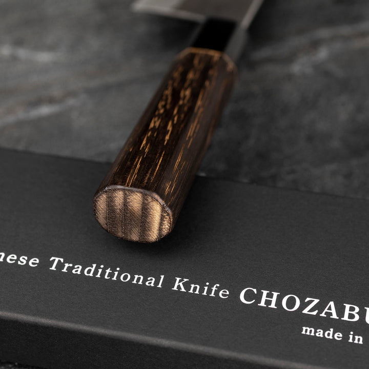 Santoku 17 cm Chozaburo Wakui Shirogami#2/SS