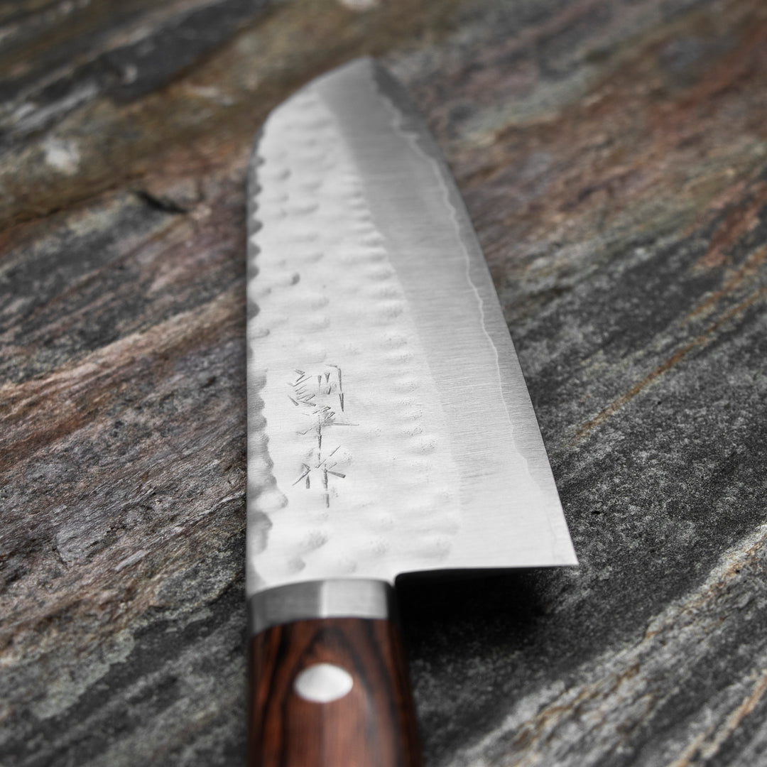 Santoku 17 cm Kunio Masutani VG-1 Hammered