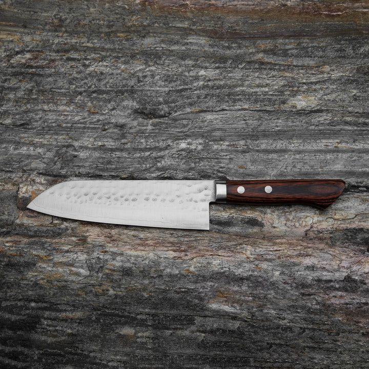 Santoku 17 cm Kunio Masutani VG-1 Hammered