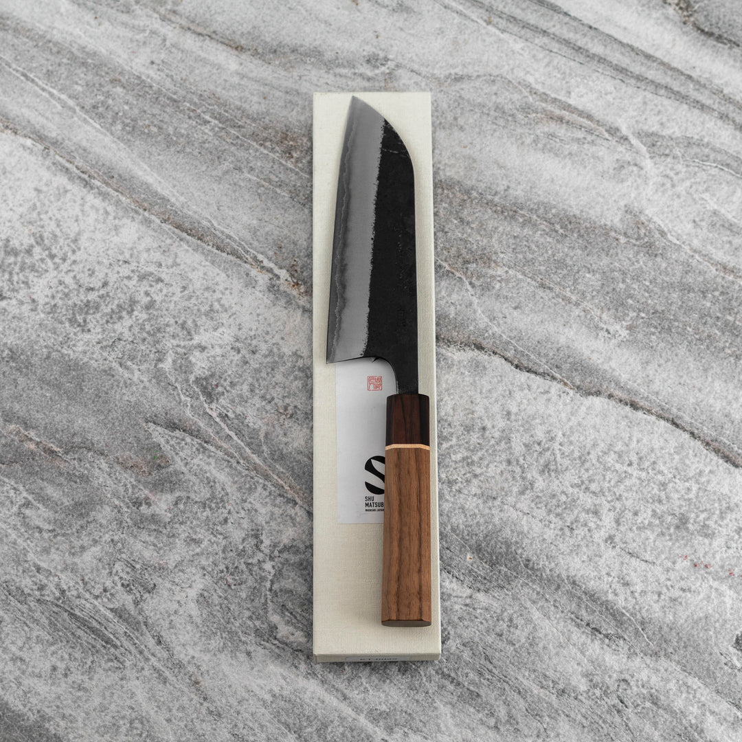 Santoku 17 cm Matsubara Shirogami#1/Iron