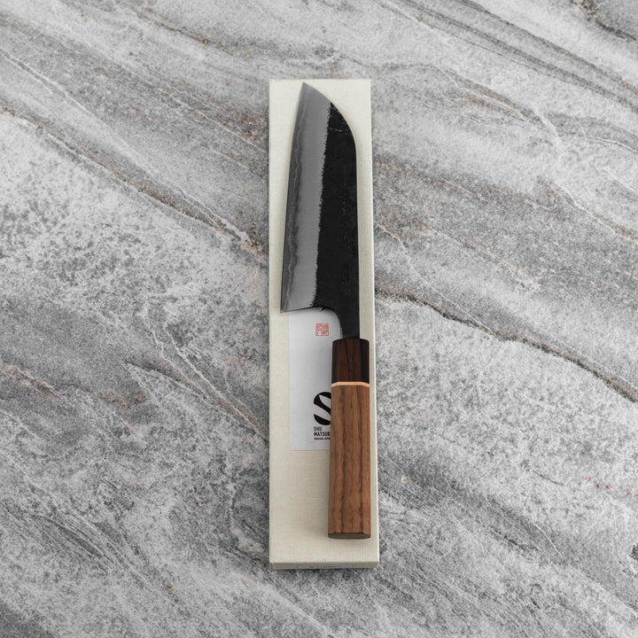Santoku 17 cm Matsubara Shirogami#1/Iron