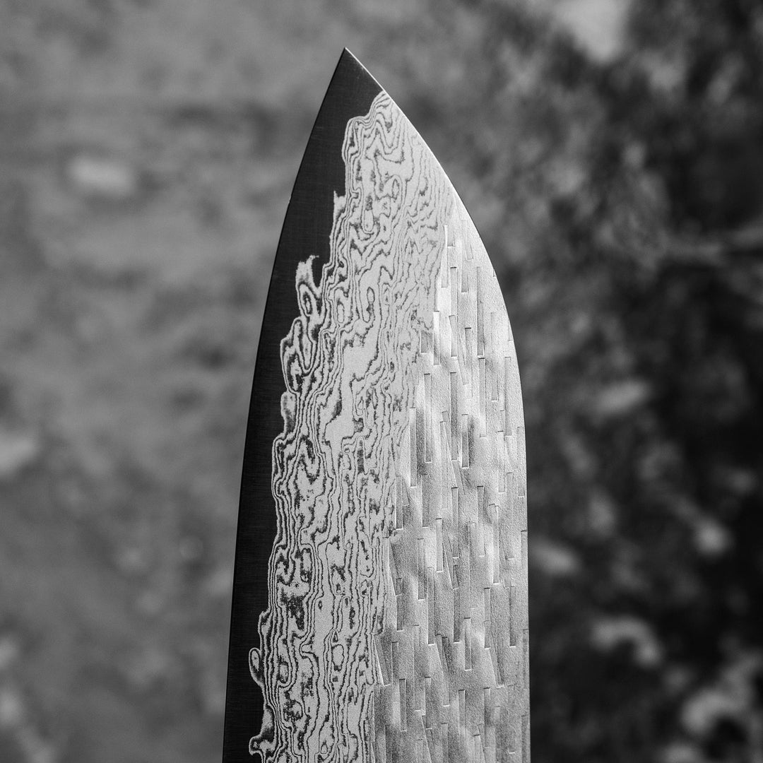 Santoku 17 cm Nigara Hamono VG-XEOS Damascus