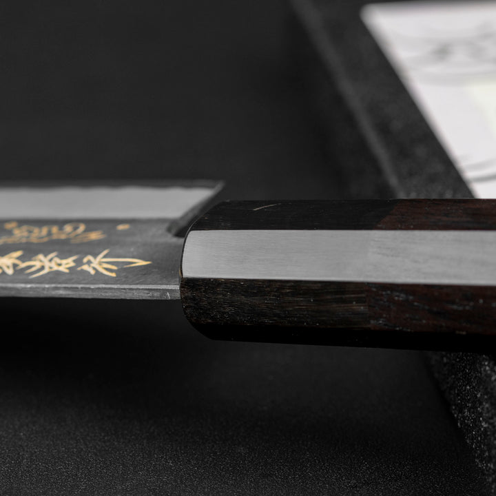 Santoku 17 cm Sakai Takayuki Gold Carp Shirogami#2/Iron