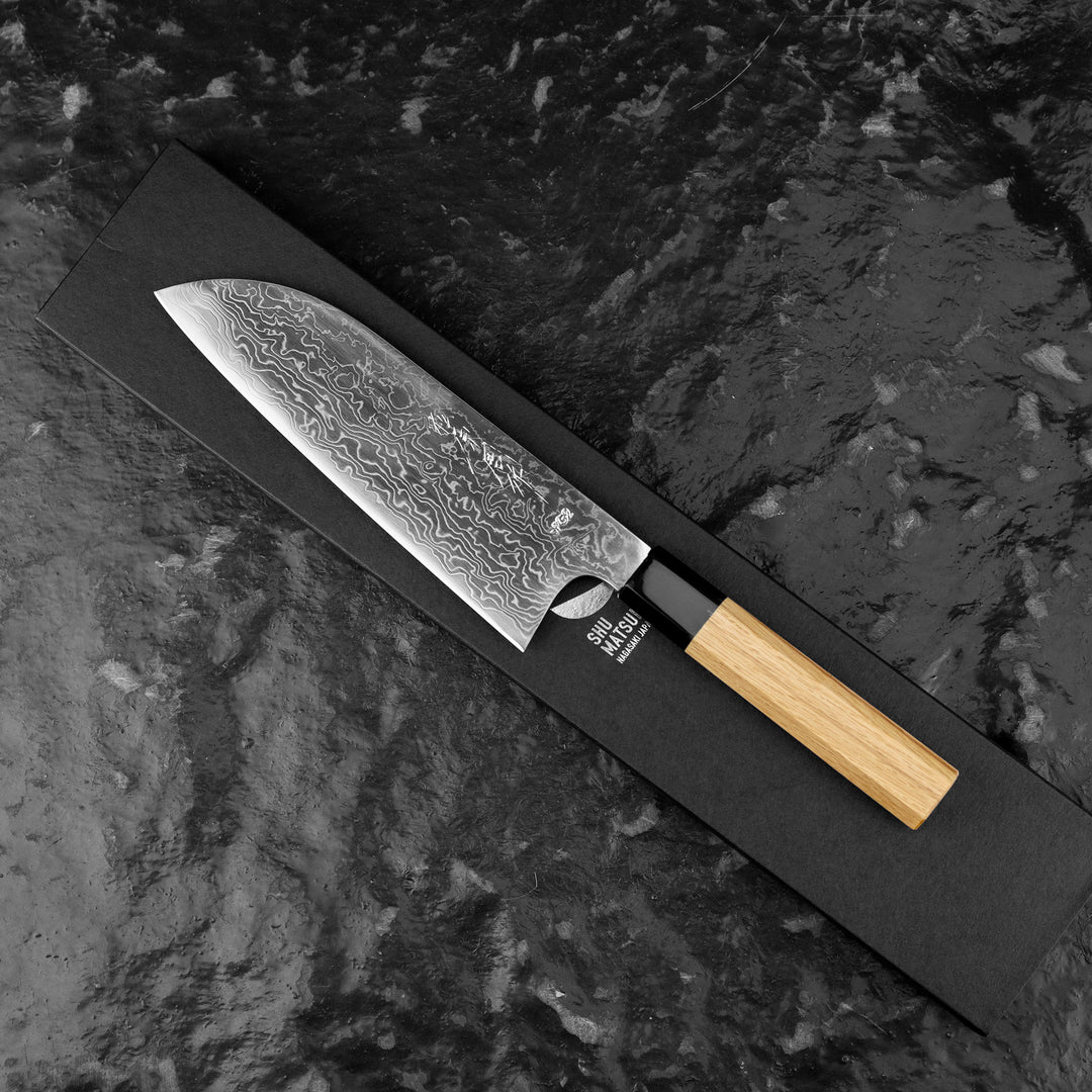 Santoku 18 cm Matsubara SPG2 Damascus