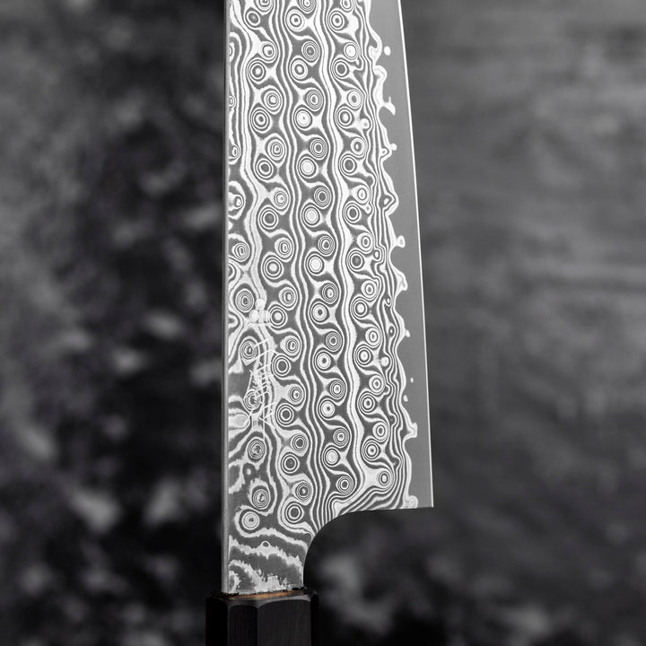 Santoku 17 cm Nigara Hamono Anmon SG2 Damascus