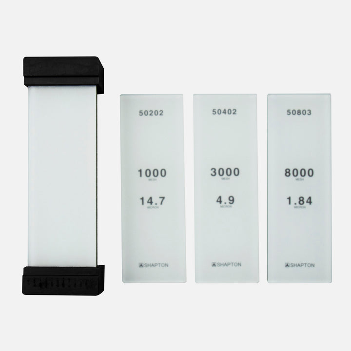 Sharpening Stone Set #1000/3000/8000 Shapton Glass