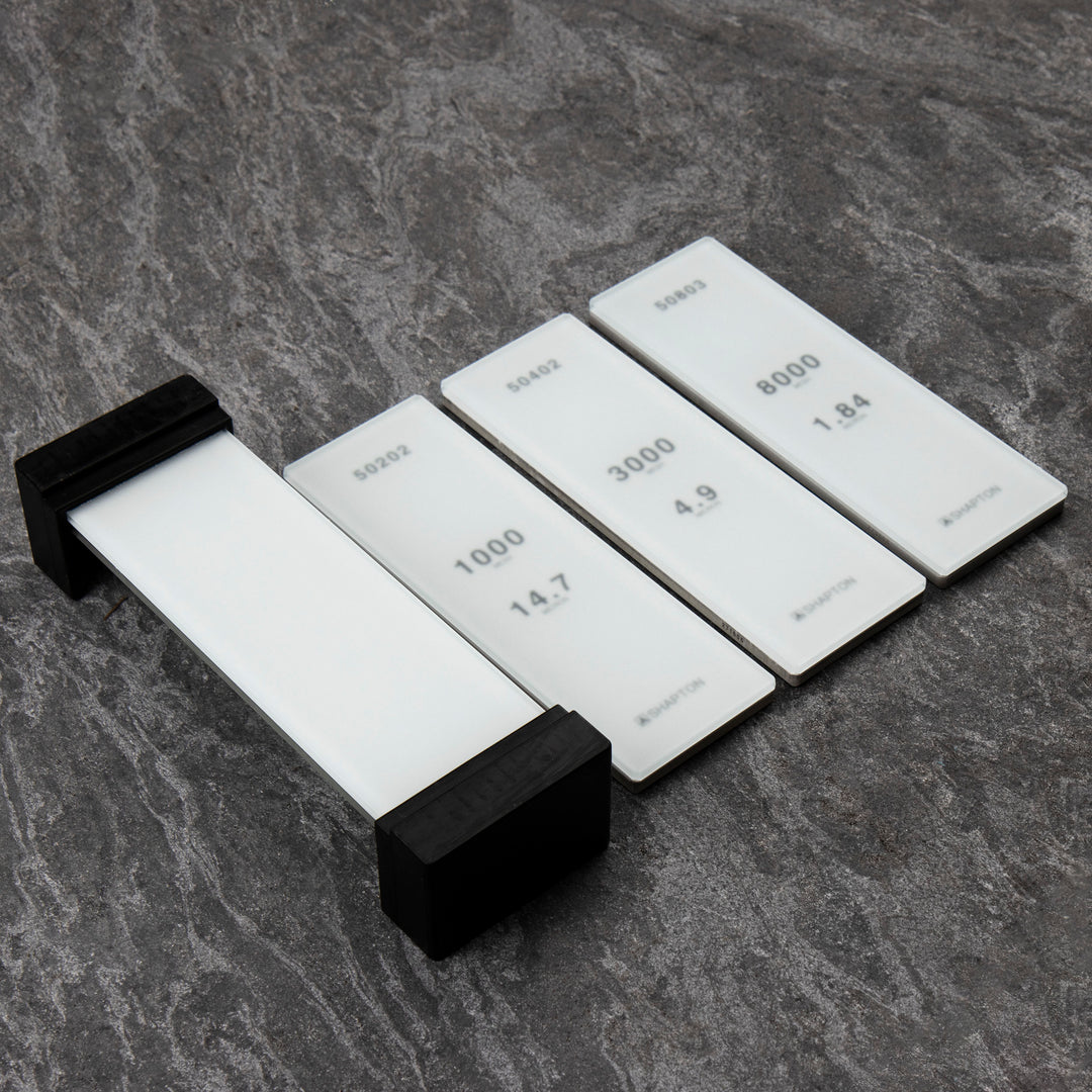 Sharpening Stone Set #1000/3000/8000 Shapton Glass