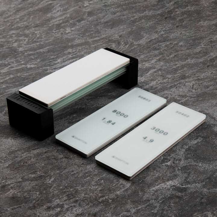 Sharpening Stone Set #1000/3000/8000 Shapton Glass