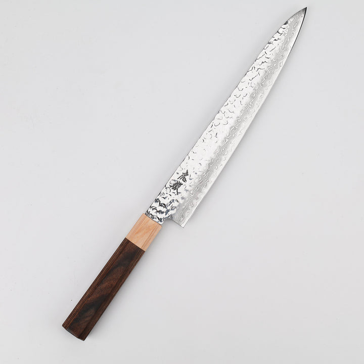 Sujihiki 24 cm Kotetsu Damascus VG-10