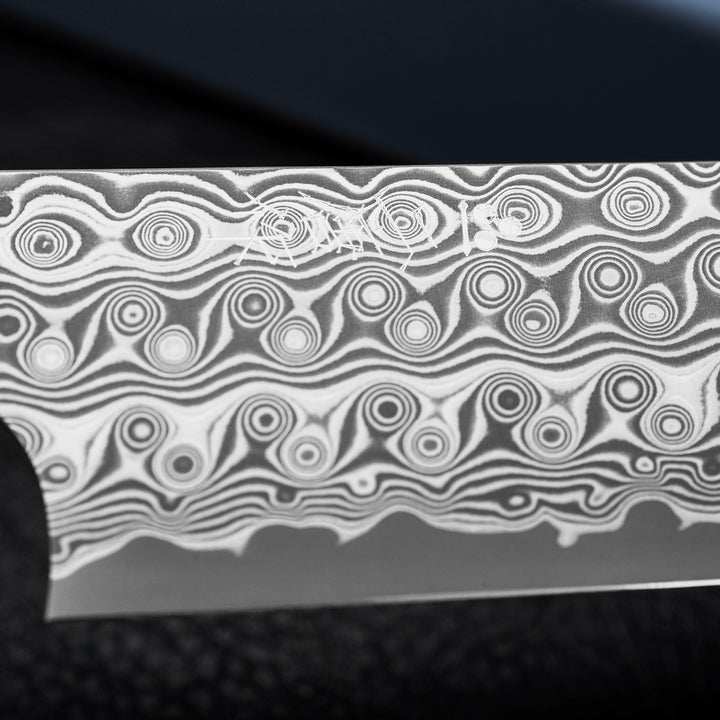 Sujihiki 24 cm Nigara Hamono Anmon SG2 Damascus