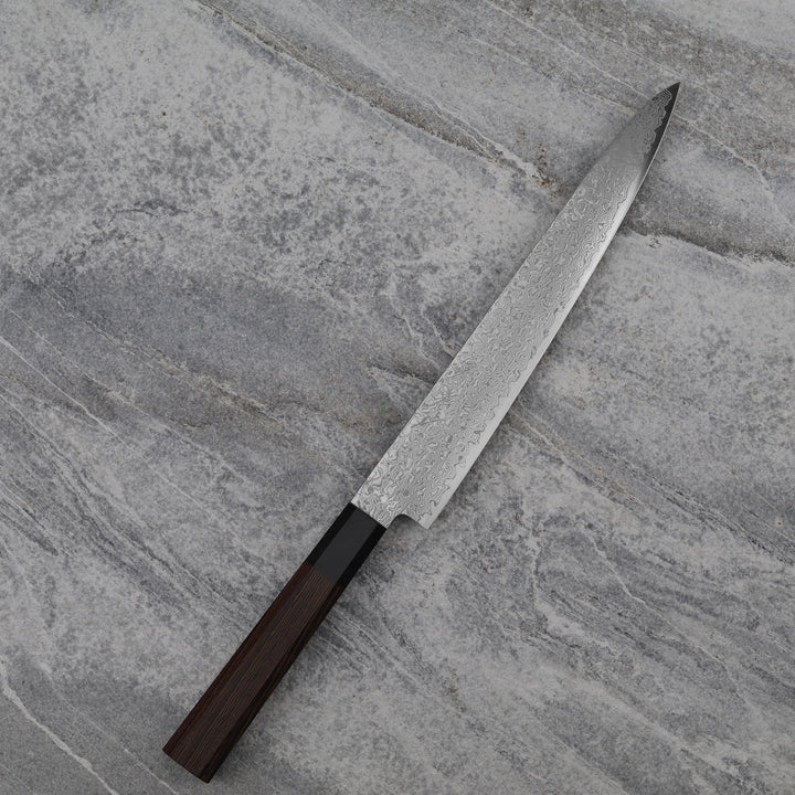 Sujihiki 24 cm Sakai Takayuki Ginga ZA-18 Damascus