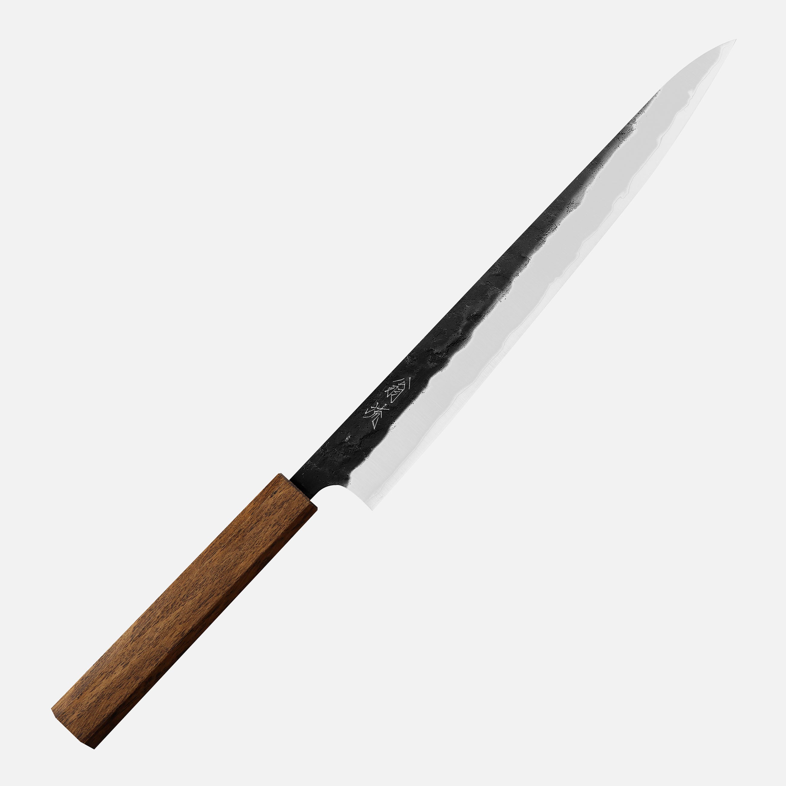Hitohira YG Nashiji White #2 Santoku 165mm Walnut Handle