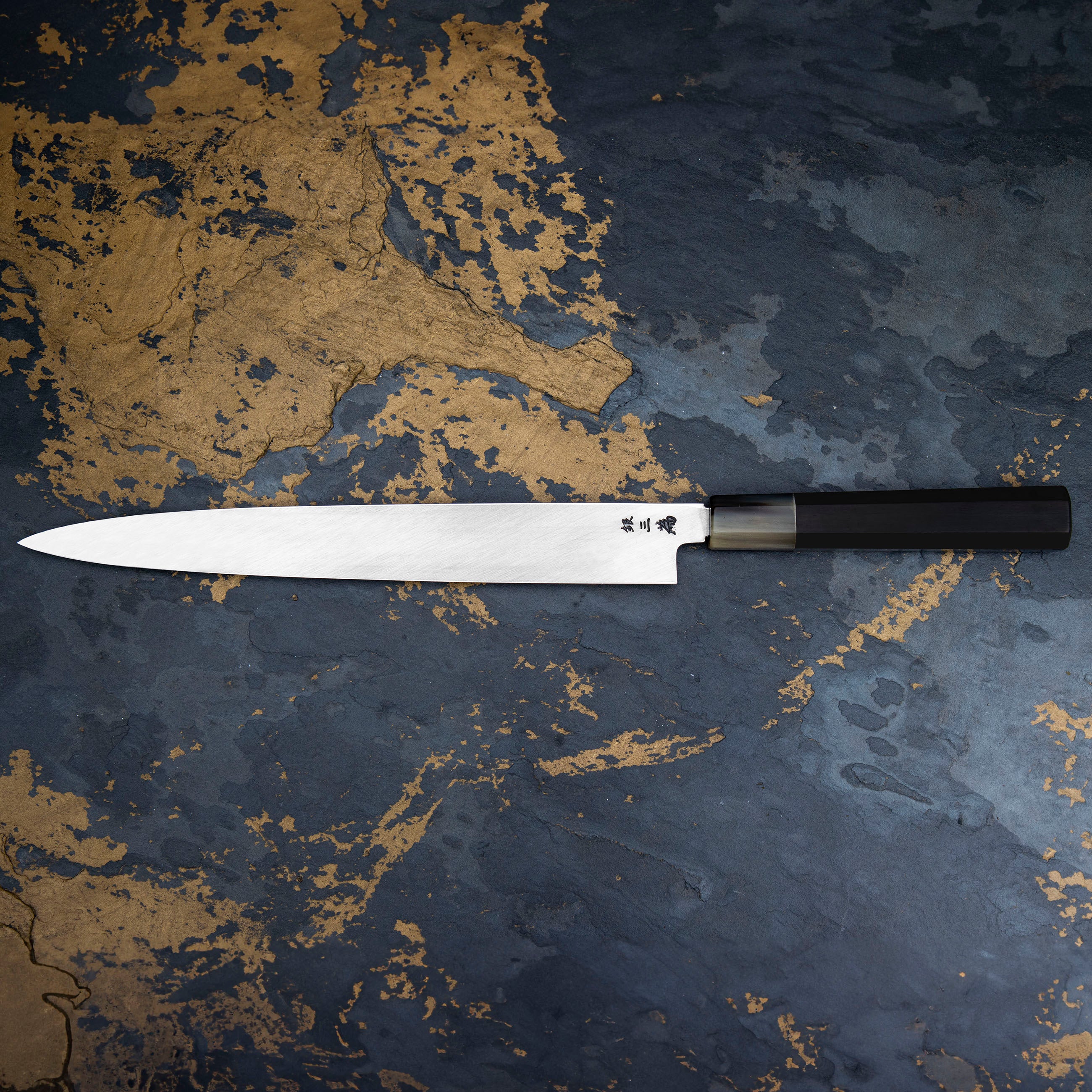 Yanagiba 27 cm Sakai Takayuki Gallery Ebony/White Horn