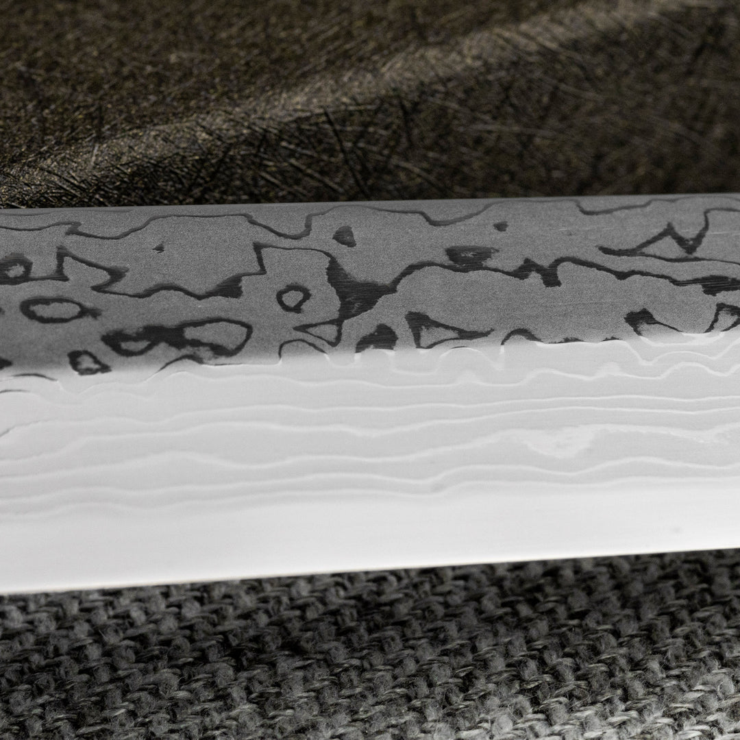 Yanagiba 33 cm Yauji Aogami#2/Iron Damascus