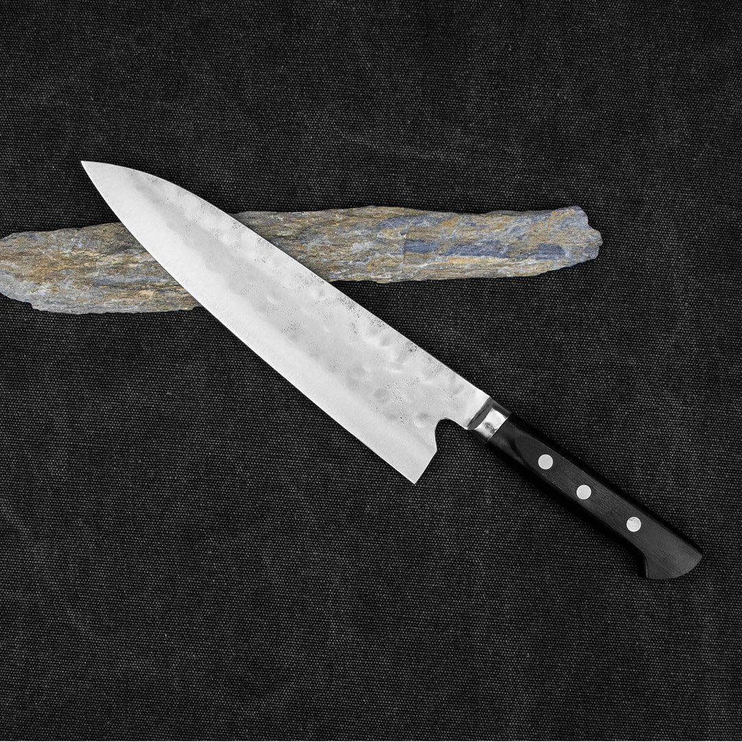 Gyuto 21 cm Fujiwara Shirogami#1/SS Pakka