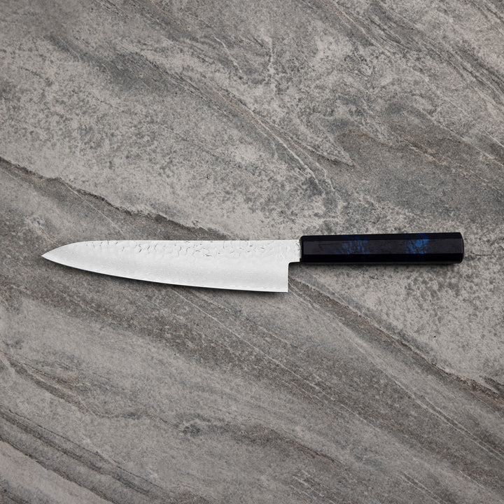 Gyuto 21 cm Sakai Takayuki Nanairo VG-10 Blue