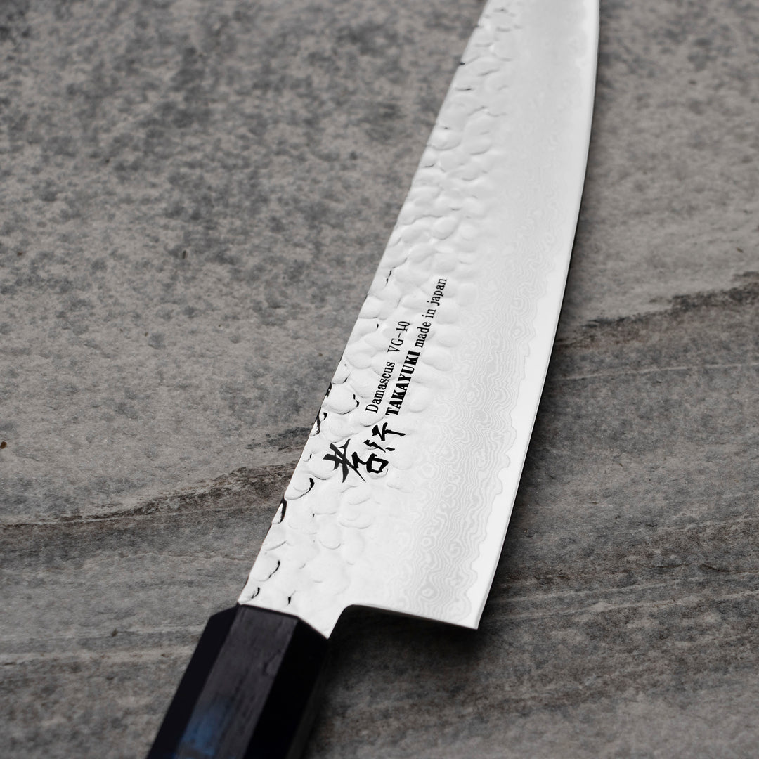 Gyuto 21 cm Sakai Takayuki Nanairo VG-10 Blue