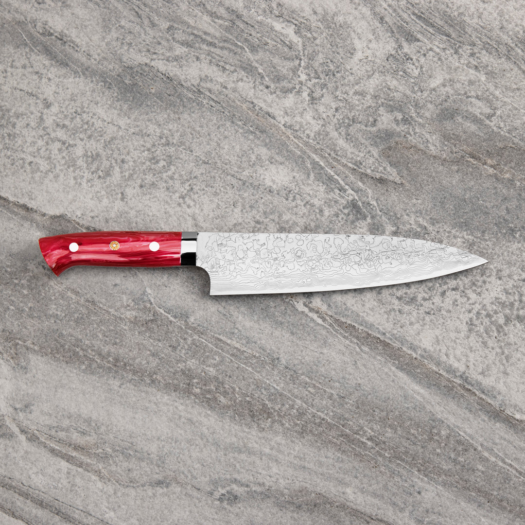 Gyuto 21 cm Takeshi Saji Red Turquise R-2
