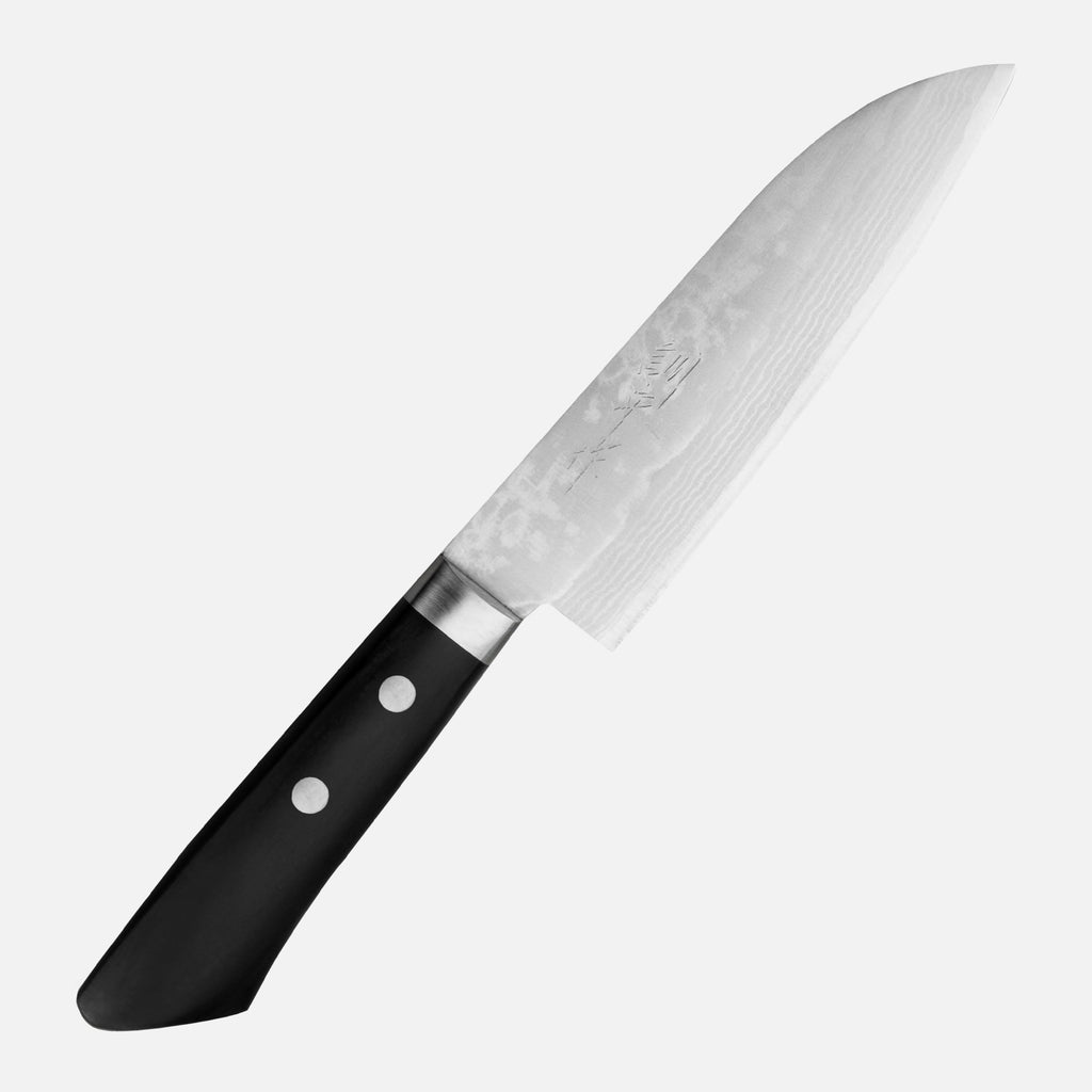 Mini Santoku 13 cm Kunio Masutani VG-10 Damascus – Japan-knives.com