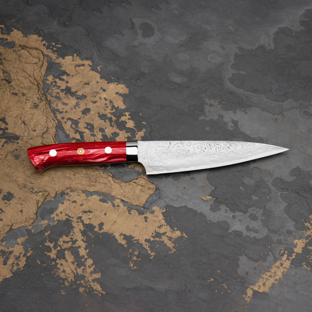 Petty 15 cm Takeshi Saji Red Turquise R-2