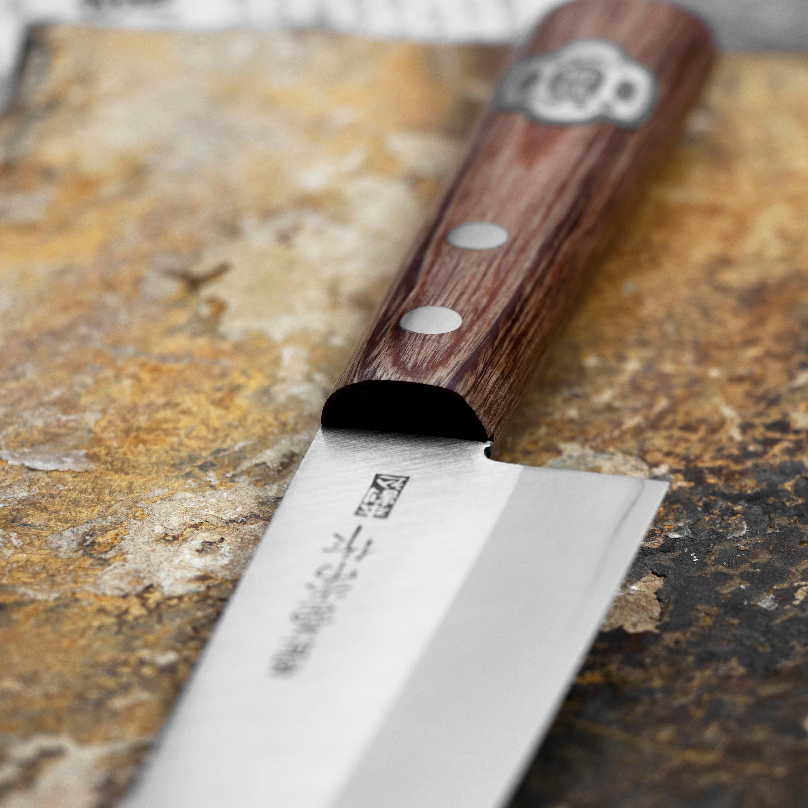 Santoku 14 cm Seki Kanetsune 1000 Shirogami#2/SS – Japan-knives.com