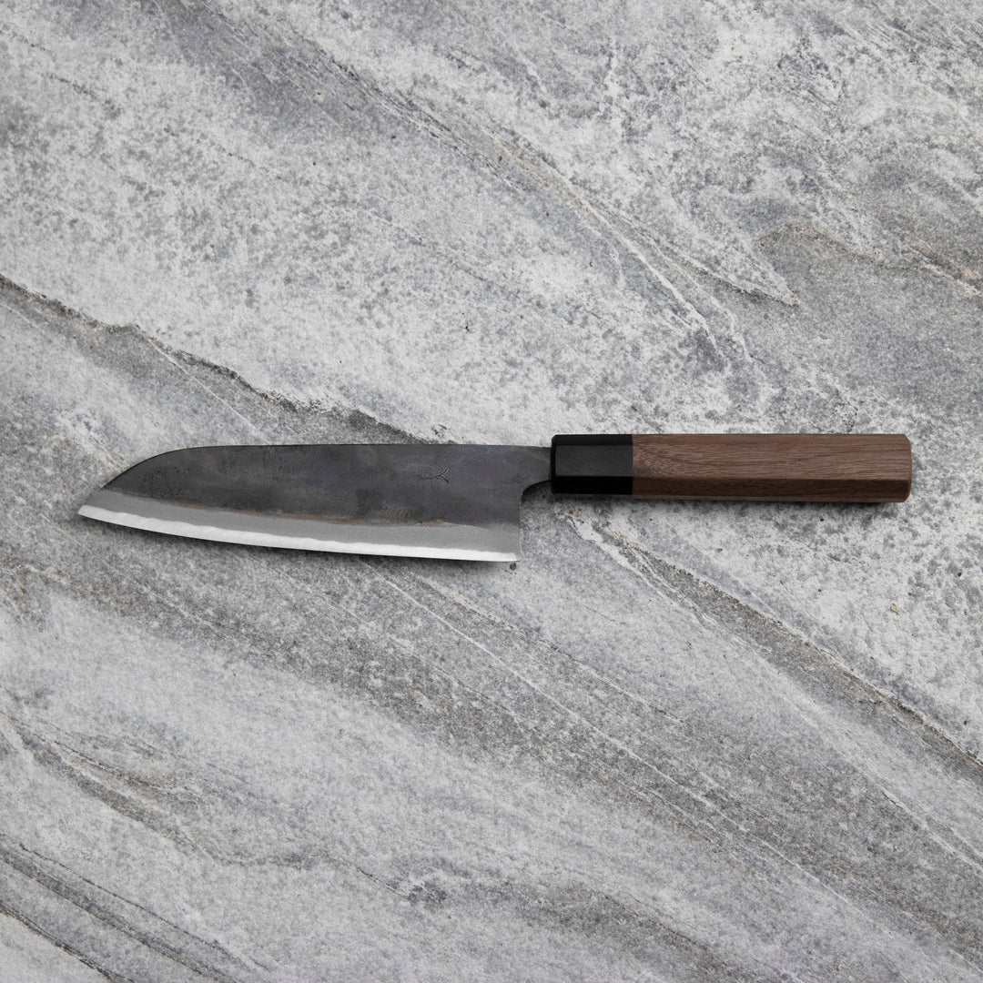 Santoku 17 cm Sakai Takayuki Aogami#2/Iron Kurouchi