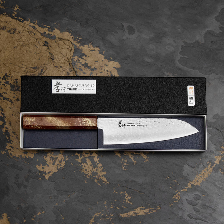 Santoku 17 cm Sakai Takayuki Urushi VG-10 Sairen