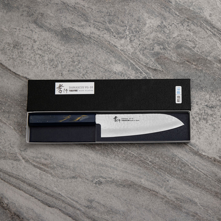 Santoku 17 cm Sakai Takayuki Urushi VG-10 Saiseki