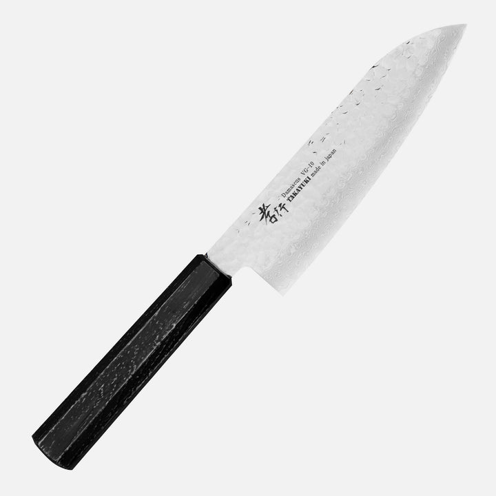 Santoku 17 cmSakai Takayuki Nanairo VG-10 Ebony