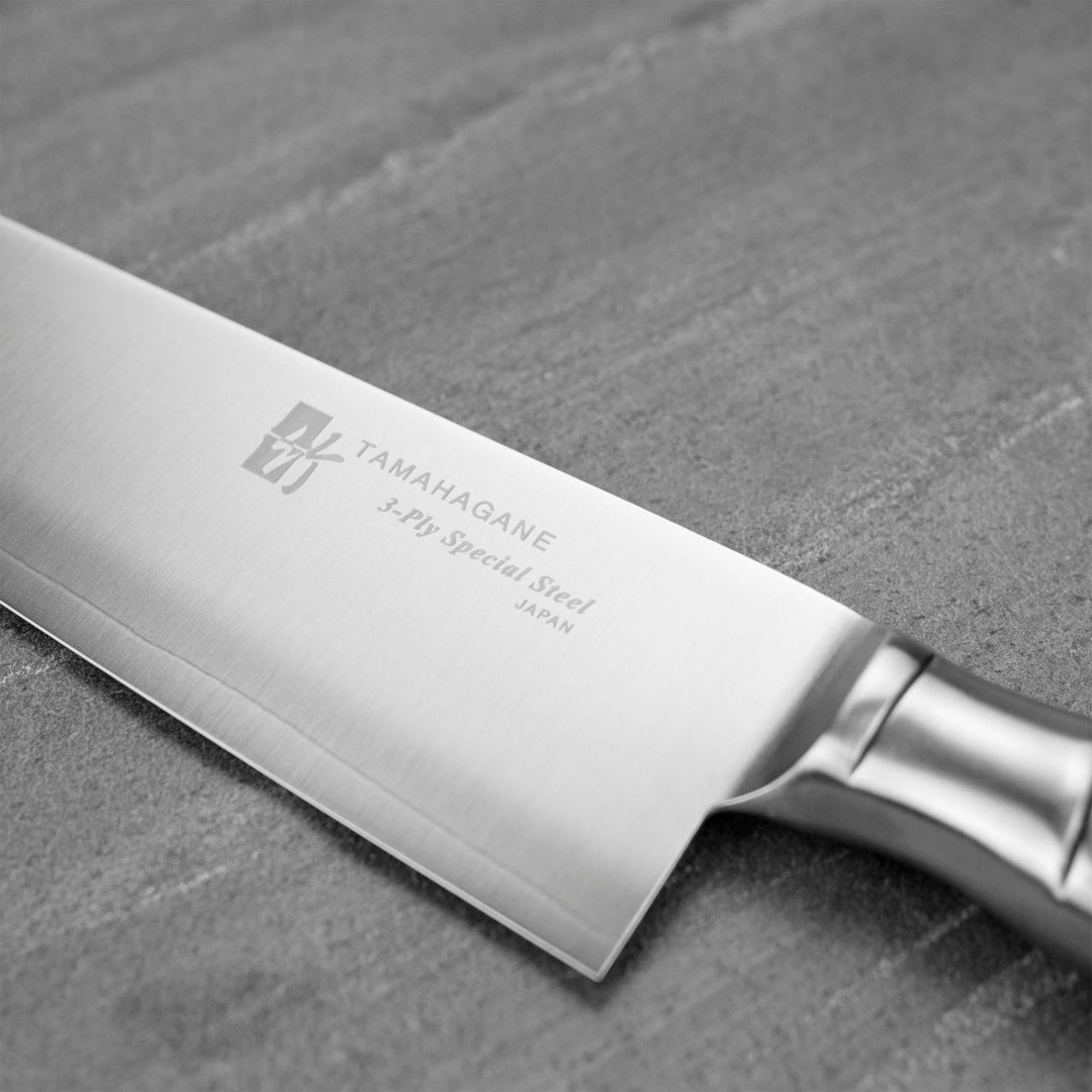 Santoku 17,5 cm Tamahagane Bamboo VG-5