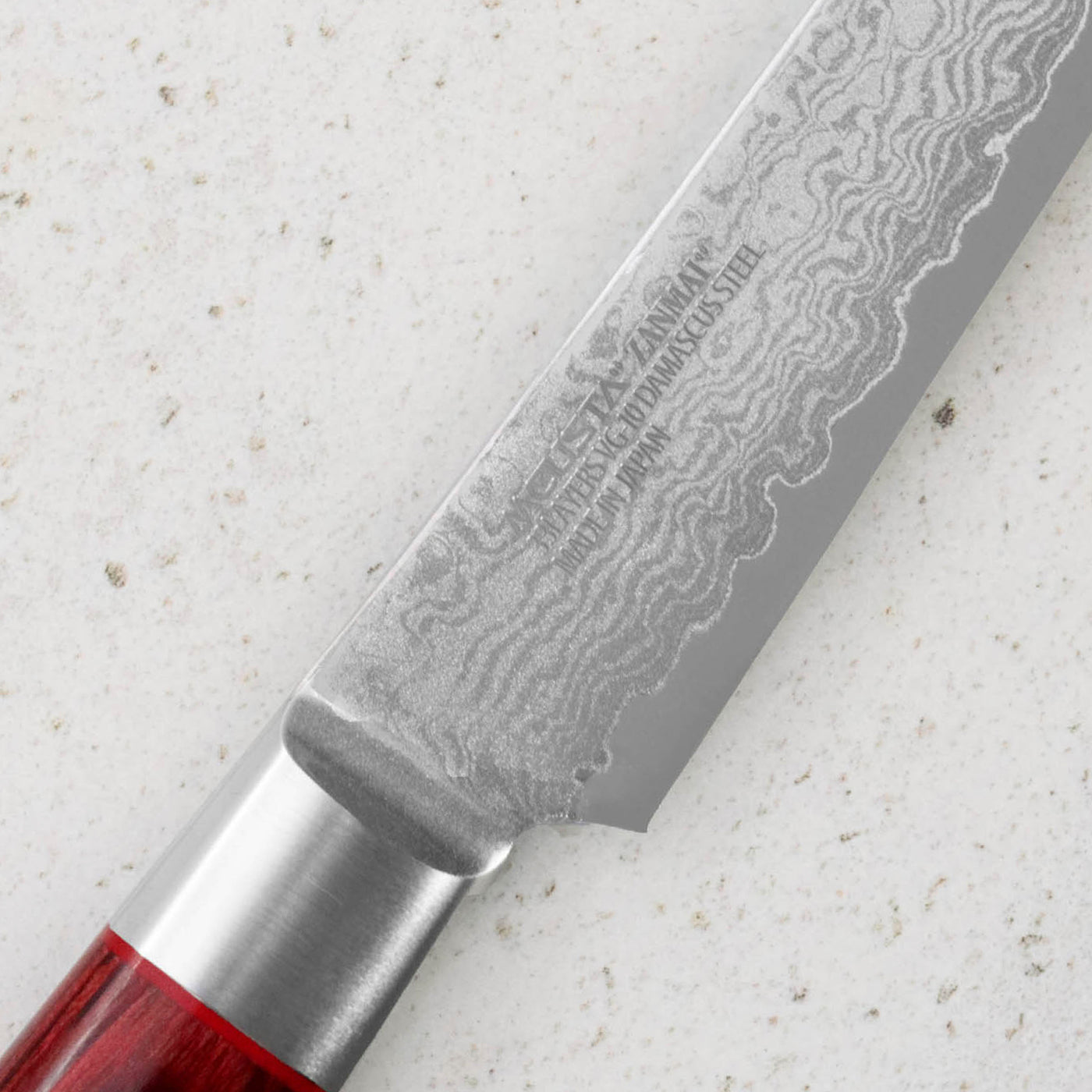 Mcusta Zanmai Classic Pro VG-10 Core Damascus 115mm Kitchen Cutlery St –  Tokushu Knife