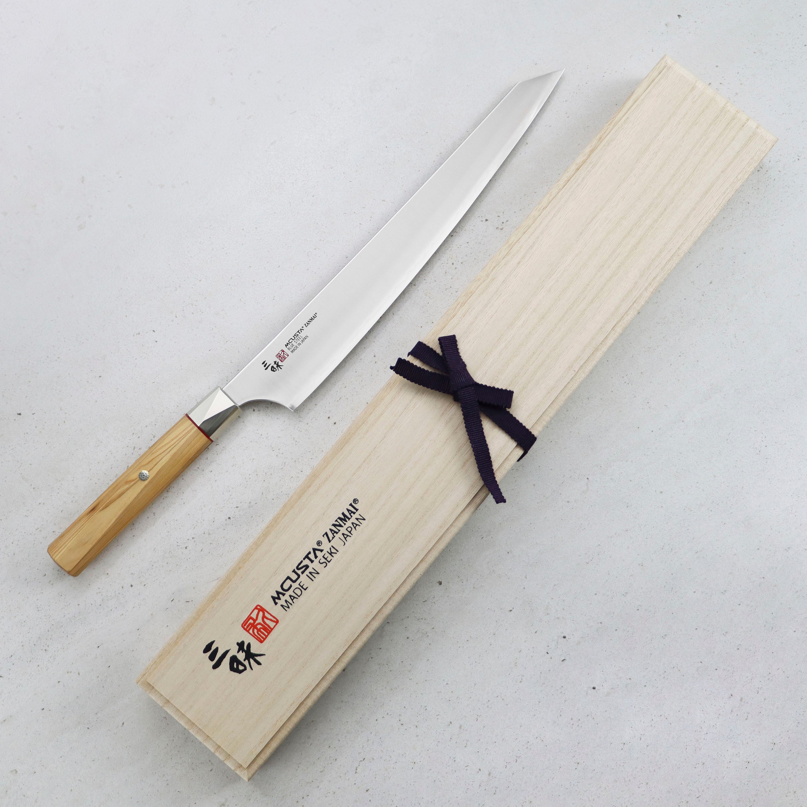 Sujihiki 27 cm Mcusta Zanmai Beyond Aogami Super /SS – Japan