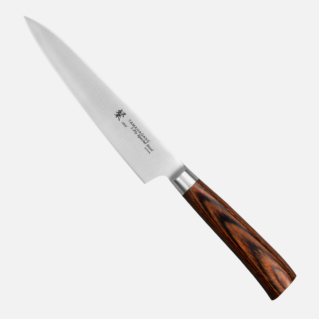 Petty 15 cm Tamahagane San Brown VG-5